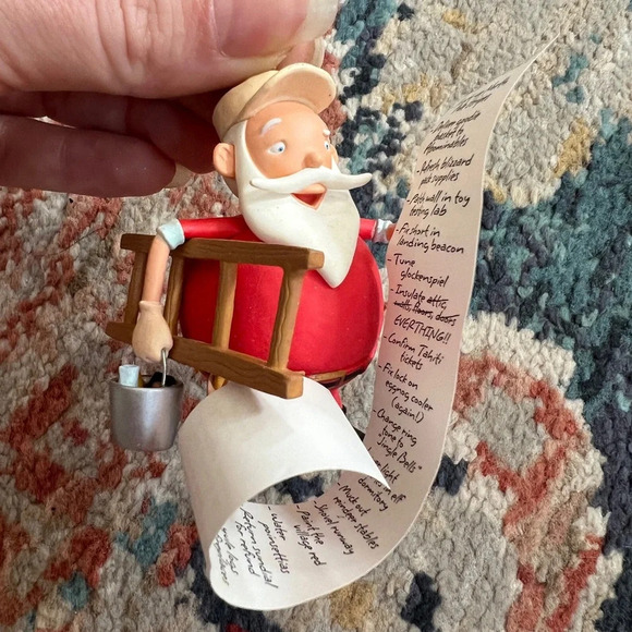 2008 Hallmark Keepsake Ornament Honey-Do List Santa - Picture 1 of 9